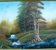 "Black forest river". 2011. 40X50 cm.