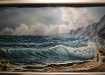 "Ocean breeze".  2013. 40X50 cm.